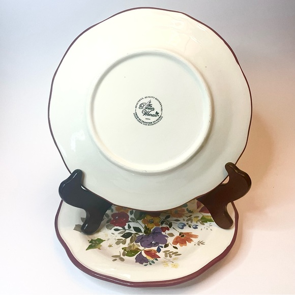 Pioneer Woman Timeless Floral Salad / Dessert Plates - Set of 2 - Picture 3 of 6